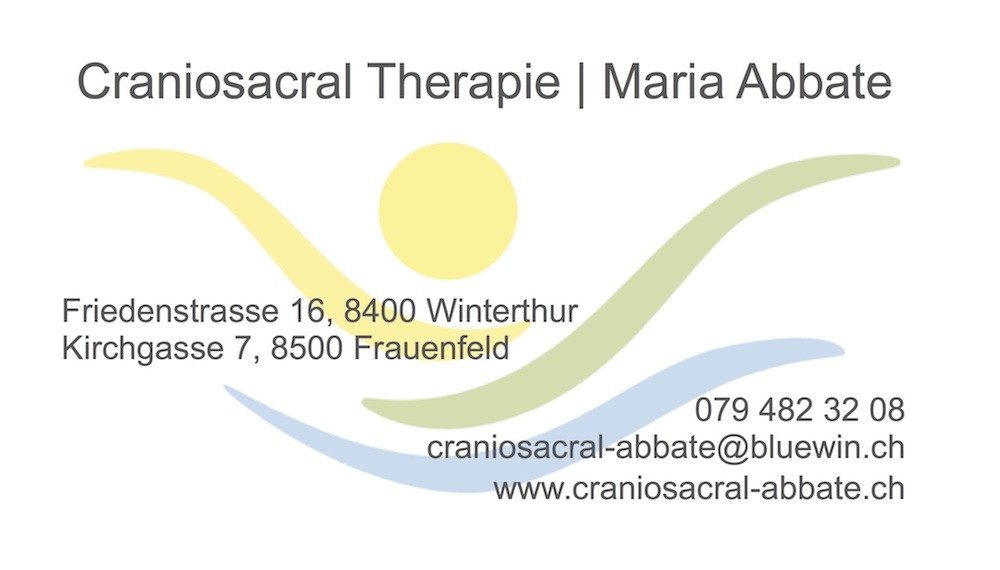 Visitenkarte www.craniosacral-abbate.ch